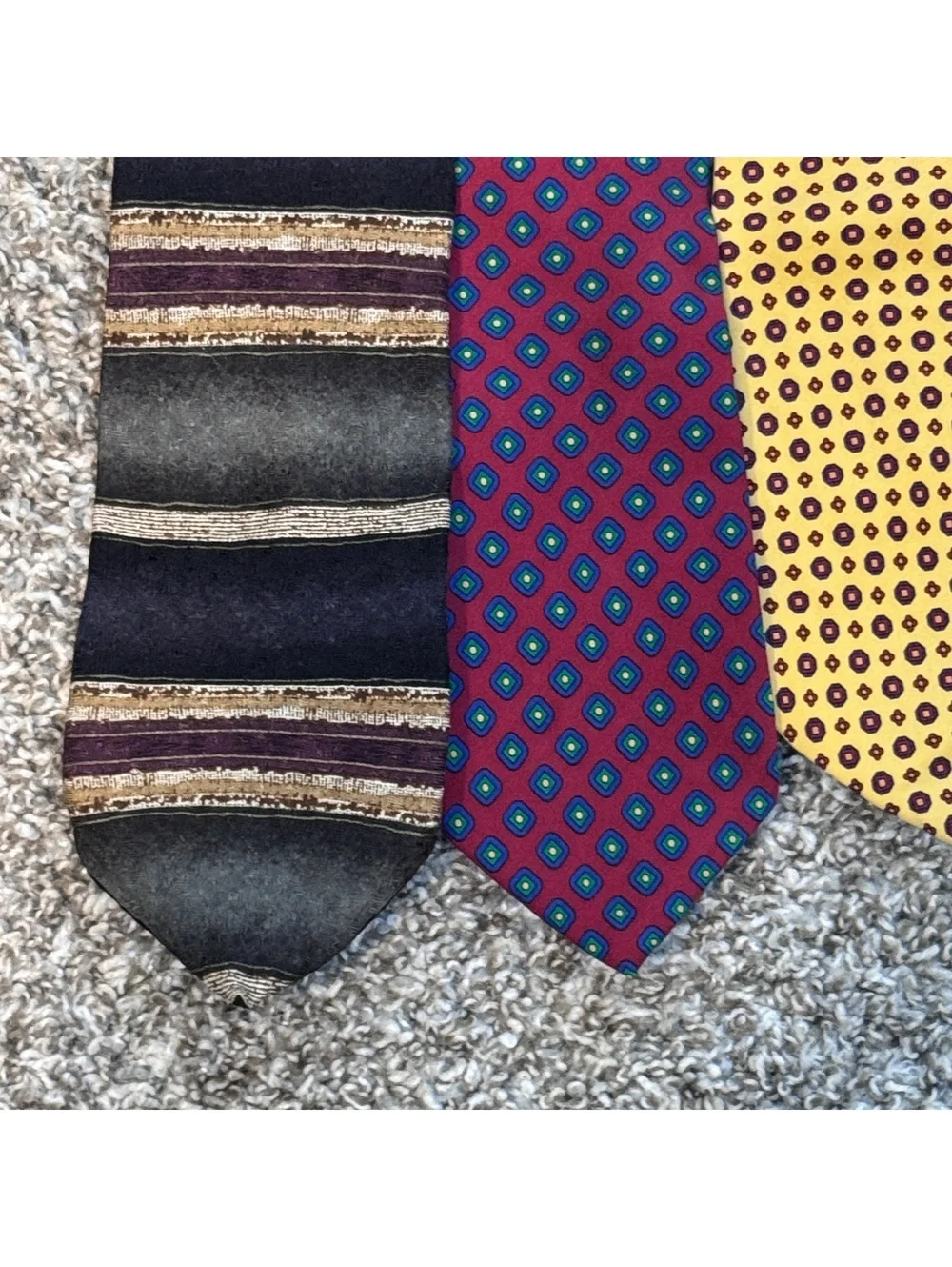 Vintage Men’s Tie Lot 5pc Kenneth Cole American Living J Rigging